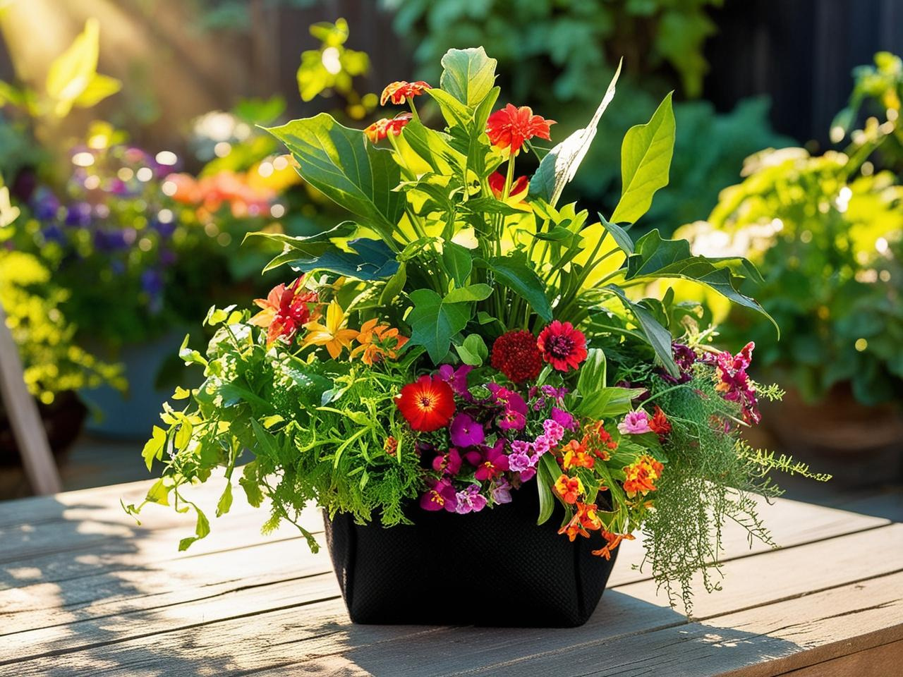 不織布プランターの管理方法