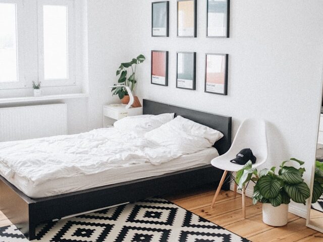 寝室の観葉植物