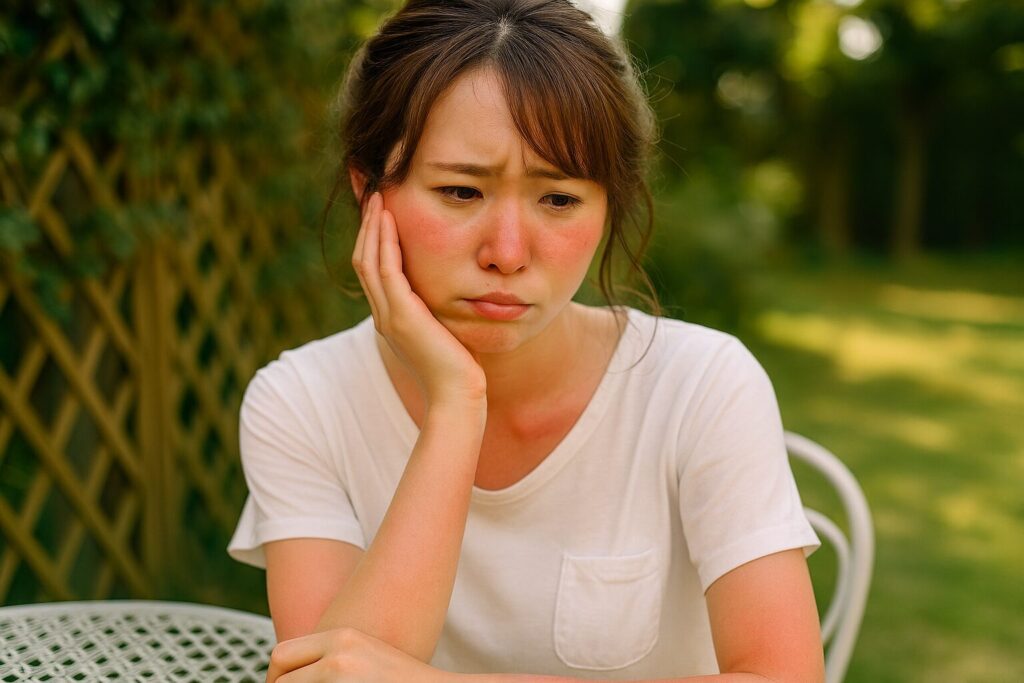 うっかり日焼け